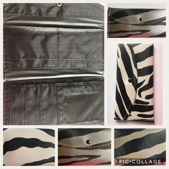 Zebra Print Ladies Women Bi- Fold Wallet - Picture 2 of 3